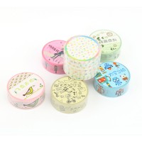 Vograce wholesale  japanese double sided adhesive  washi tape colorful washi tape waterproof washi tape